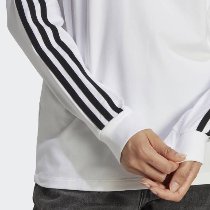 Adidas tricou cu mânecă lungă adicolor classics alb femei alb 2JBN22561