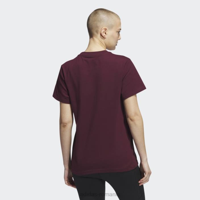 Adidas tricou cu mânecă scurtă pentru jucător de joc maro femei maroon/ncaa-tam-741-2 2JBN22856