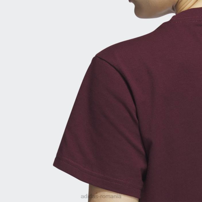 Adidas tricou cu mânecă scurtă pentru jucător de joc maro femei maroon/ncaa-tam-741-2 2JBN22856