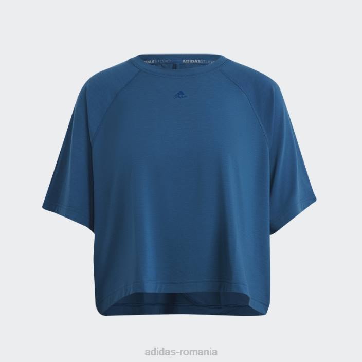 Adidas tricou cu spate marin aeroready adidas femei marin 2JBN22689