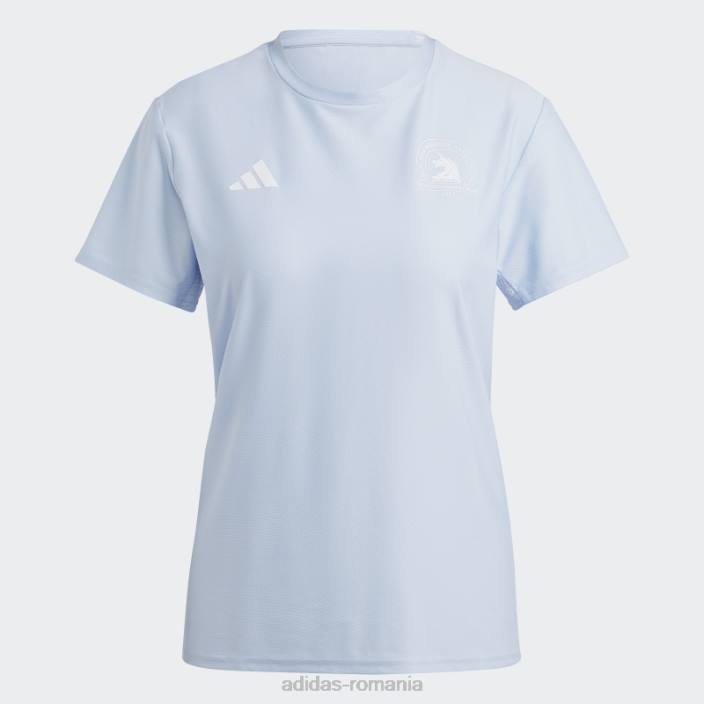 Adidas tricou de alergare boston marathon 2023 albastru zori adidas femei zori albastre 2JBN22548