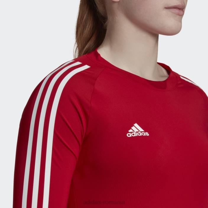 Adidas tricou hilo cu mânecă lungă roșu adidas femei rosu alb 2JBN22890