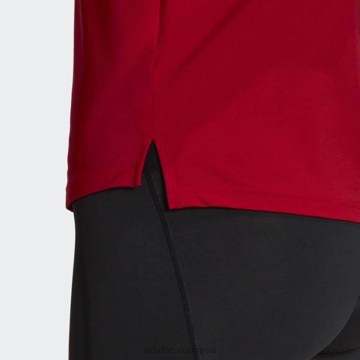 Adidas tricou hilo cu mânecă lungă roșu adidas femei rosu alb 2JBN22890