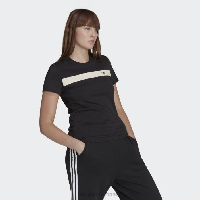 Adidas tricou negru de schi șic fashion femei negru 2JBN22957