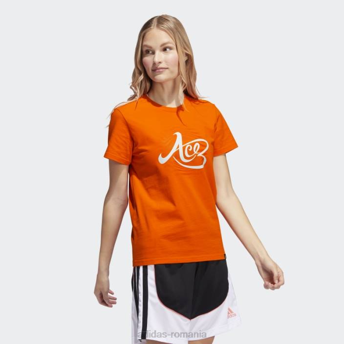Adidas tricou orange ace fdtn femei portocale 2JBN22678