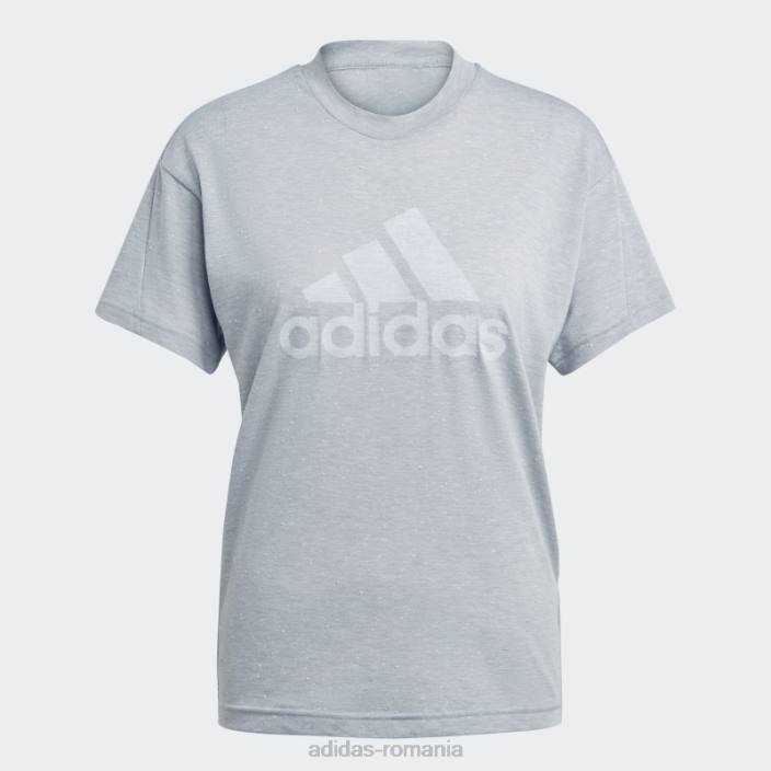 Adidas tricou pentru viitorii icoane winners 3.0 gri mediu femei gri mediu/alb 2JBN22843