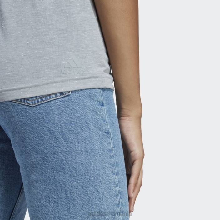 Adidas tricou pentru viitorii icoane winners 3.0 gri mediu femei gri mediu/alb 2JBN22843
