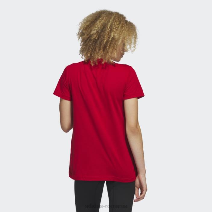 Adidas tricou scarlet knights red mel adidas femei red mel/ncaa-rut-7a4-1 2JBN22980