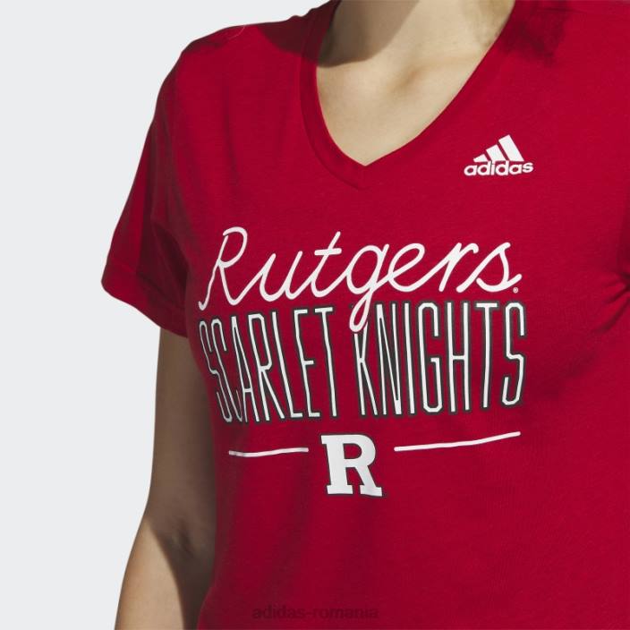 Adidas tricou scarlet knights red mel adidas femei red mel/ncaa-rut-7a4-1 2JBN22980