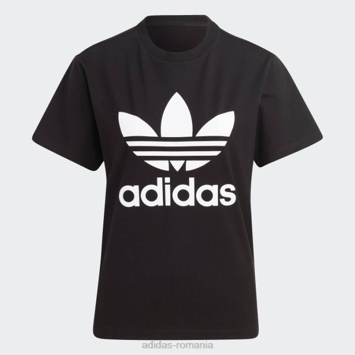 Adidas tricou trifoil clasic negru adicolor adidas femei negru 2JBN22644