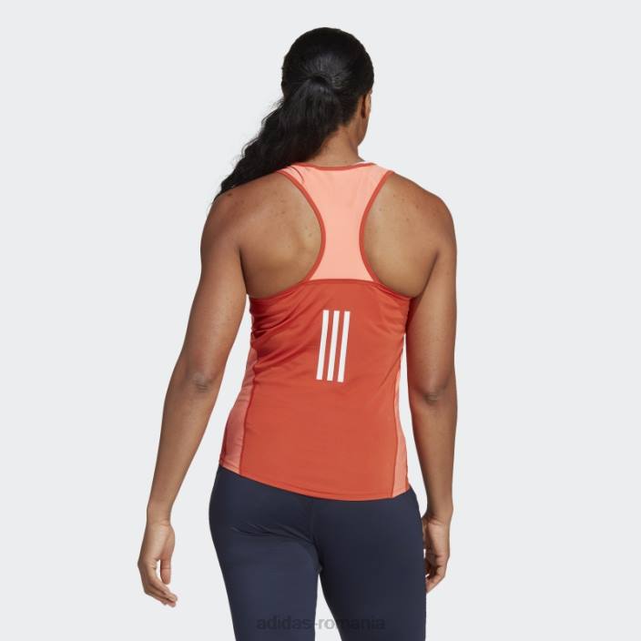 Adidas Boston Marathon 2023 maiou roșu pentru alergare femei roșu 2JBN22658