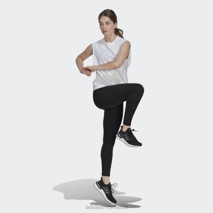 Adidas alb făcut pentru a fi refăcut maiou de alergare femei alb 2JBN22582