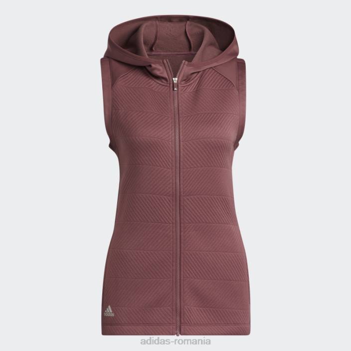 Adidas cold.rdy vesta cu fermoar complet visiniu femei Burgundia 2JBN22796