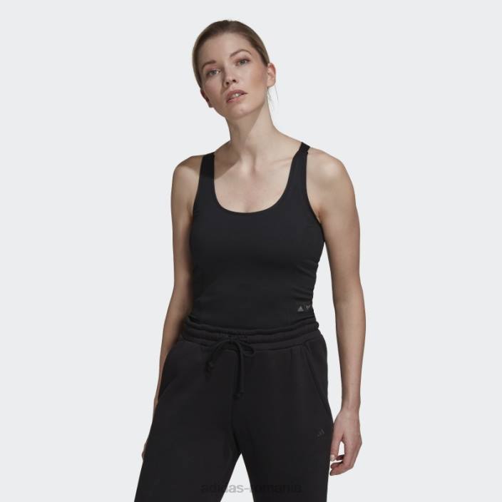 Adidas negru parley run for the oceans cropped tank top adidas femei negru 2JBN22875