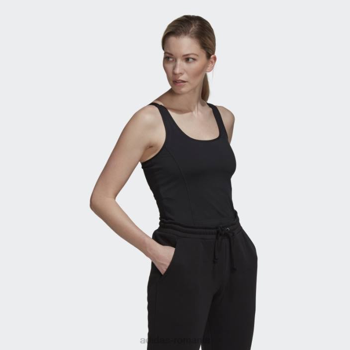 Adidas negru parley run for the oceans cropped tank top adidas femei negru 2JBN22875