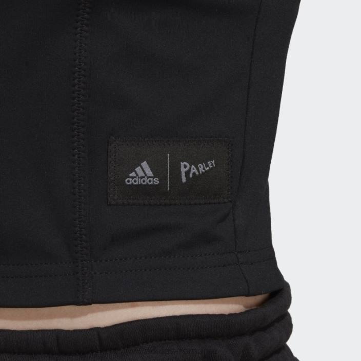 Adidas negru parley run for the oceans cropped tank top adidas femei negru 2JBN22875