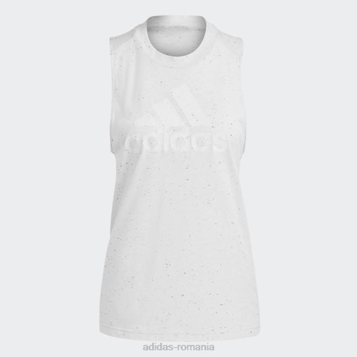 Adidas quartz mel future icons winners 3.0 tank top femei cuarț mel/alb 2JBN22606