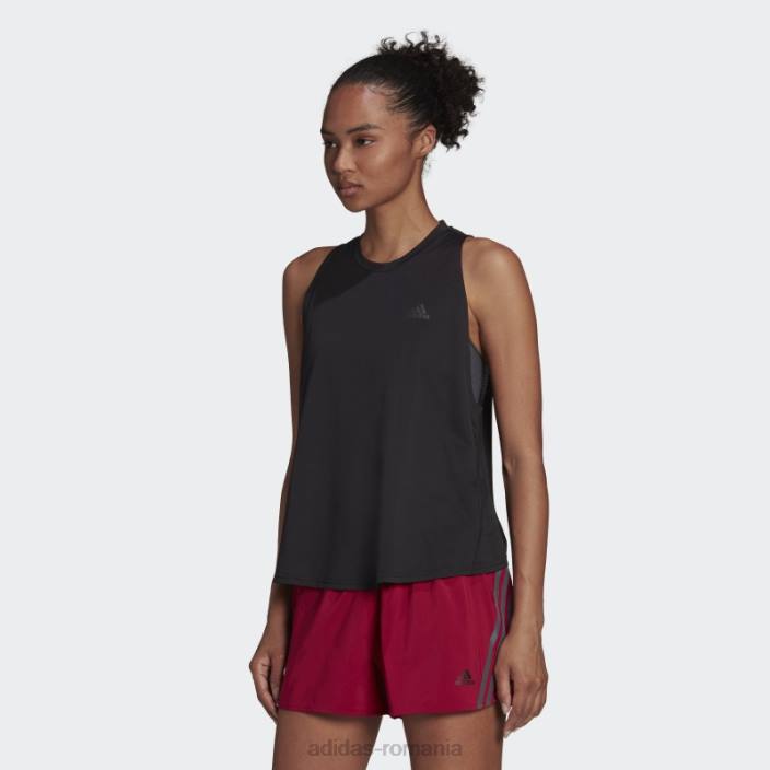 Adidas rulați pictograme rulând maiou negru femei negru 2JBN22664