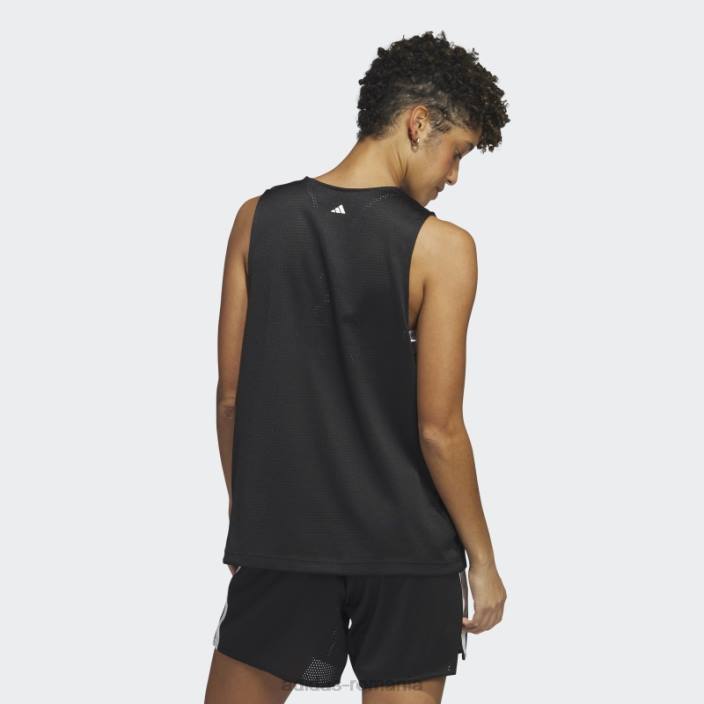 Adidas selectați maiou din jerseu alb femei alb negru 2JBN22893
