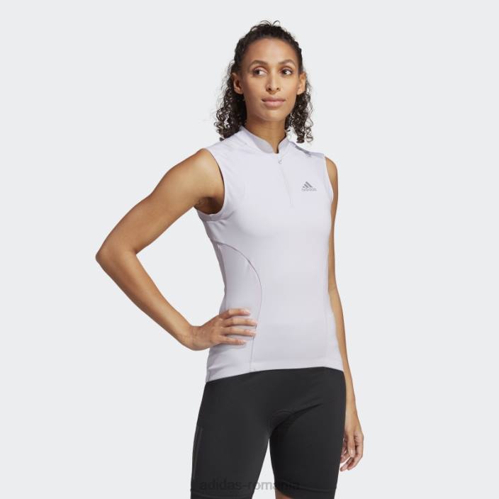 Adidas silver Dawn topul de ciclism fără mâneci adidas femei zori argintii 2JBN22857