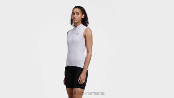Adidas silver Dawn topul de ciclism fără mâneci adidas femei zori argintii 2JBN22857