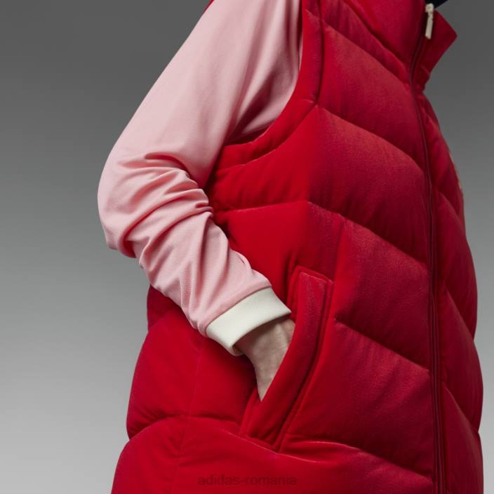 Adidas stacojiu adicolor heritage acum vesta de catifea adidas femei stacojiu 2JBN22551