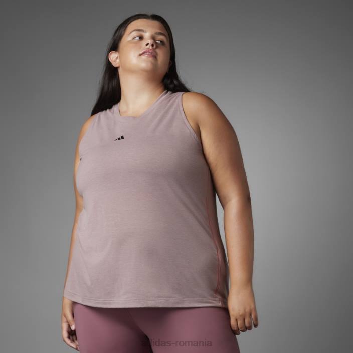 Adidas top de yoga echilibru autentic (plus mărime) violet femei Violet 2JBN22711