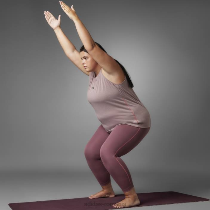 Adidas top de yoga echilibru autentic (plus mărime) violet femei Violet 2JBN22711