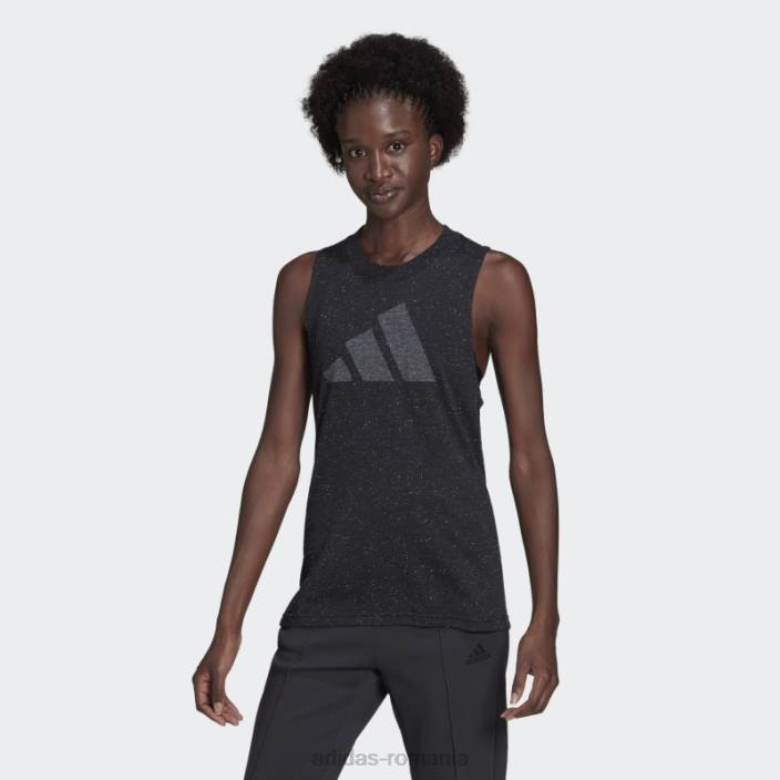 Adidas viitor icons winners 3.0 maiou negru melange adidas femei melange negru 2JBN22800