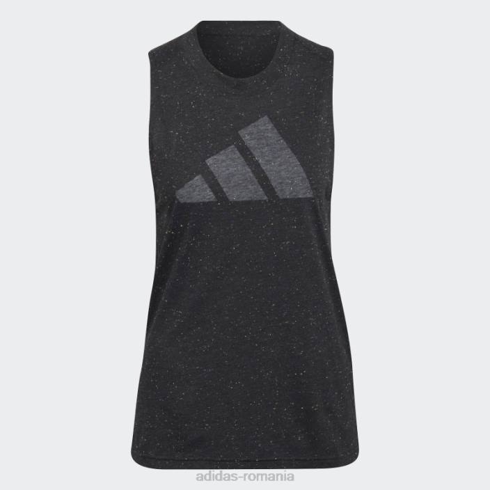 Adidas viitor icons winners 3.0 maiou negru melange adidas femei melange negru 2JBN22800