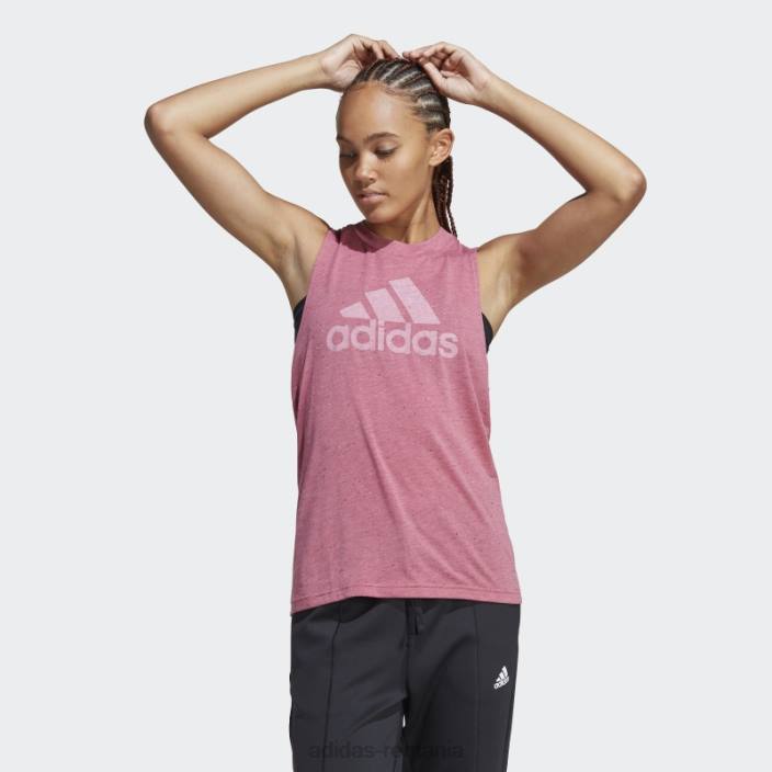 Adidas viitor icons winners 3.0 maiou roz mel adidas femei roz mel/alb 2JBN22854