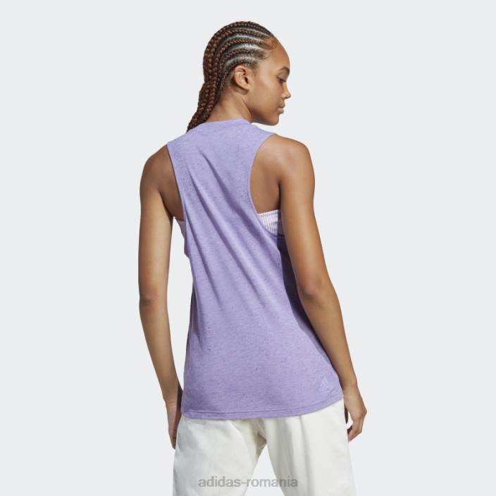 Adidas viitor icons winners 3.0 tank top violet mel adidas femei violet mel/alb 2JBN22662
