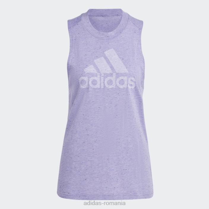 Adidas viitor icons winners 3.0 tank top violet mel adidas femei violet mel/alb 2JBN22662