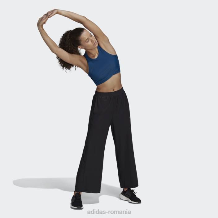 Adidas yoga studio înfășurat coasta tank top adidas marin femei marin 2JBN22542