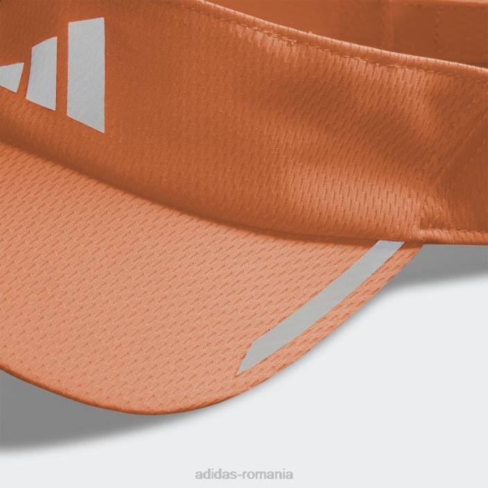 Adidas Vizor de alergare coral aeroready unisex coral/argint 2JBN7444