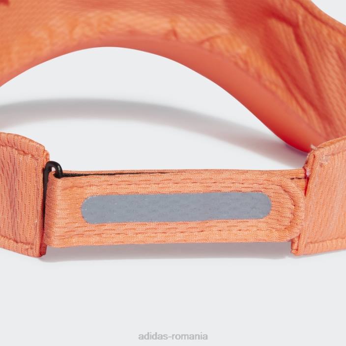 Adidas Vizor de alergare coral aeroready unisex coral/argint 2JBN7444