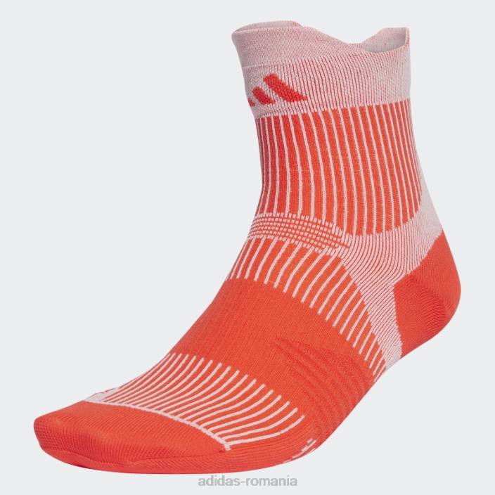 Adidas alergare adizero heat.rdy șosete albe unisex alb/gri/rosu 2JBN7717