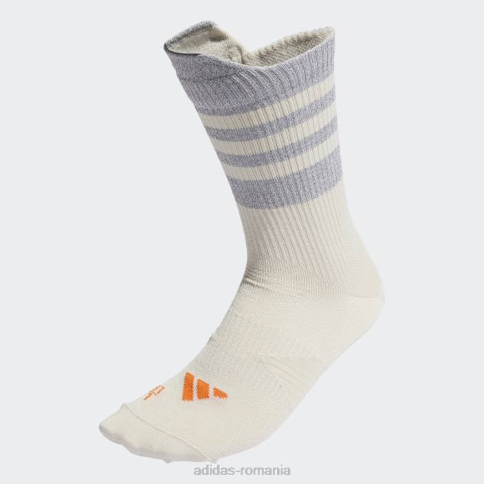 Adidas aluminiu șosete reflectorizante de performanță pentru alergare adidas unisex aluminiu/portocaliu 2JBN8247