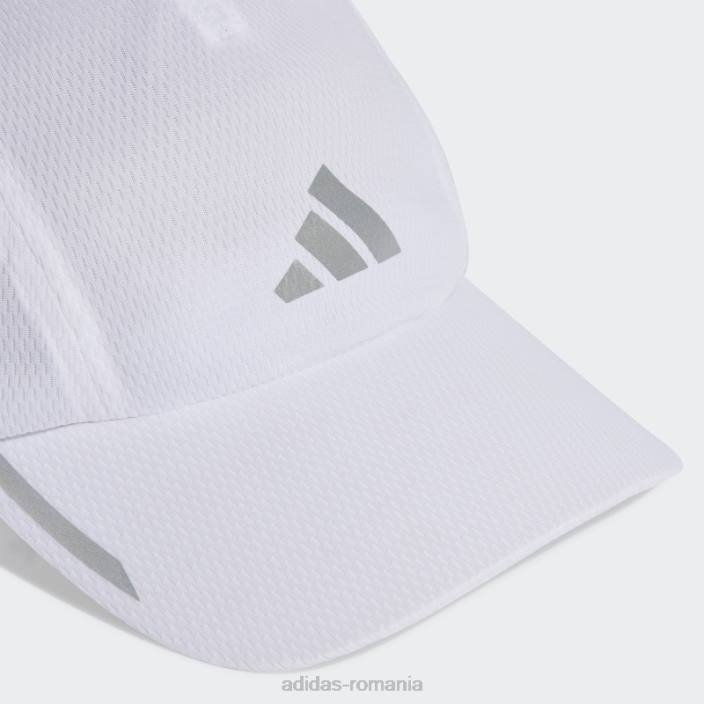 Adidas șapcă de plasă aeroready cu patru panouri, albă unisex alb/argintiu 2JBN15547