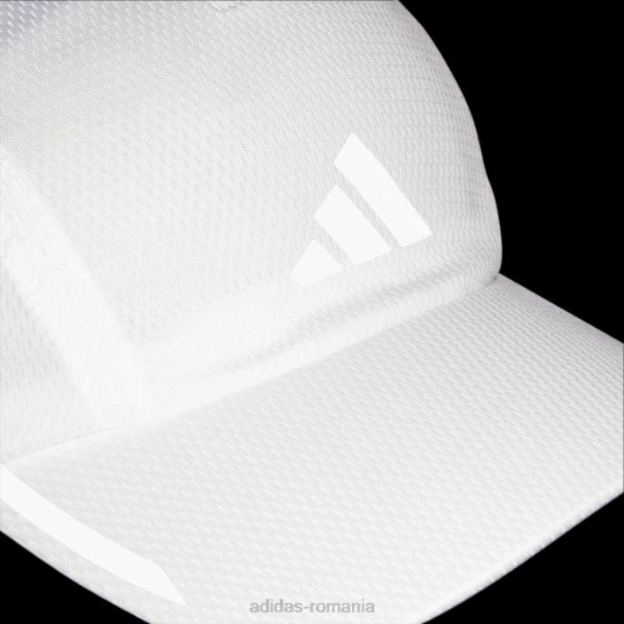 Adidas șapcă de plasă aeroready cu patru panouri, albă unisex alb/argintiu 2JBN15547