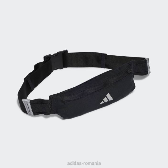 Adidas geantă neagră cu centură de alergare unisex negru argintiu 2JBN15725