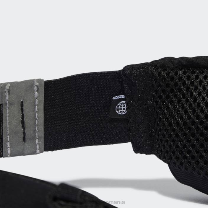 Adidas geantă neagră cu centură de alergare unisex negru argintiu 2JBN15725