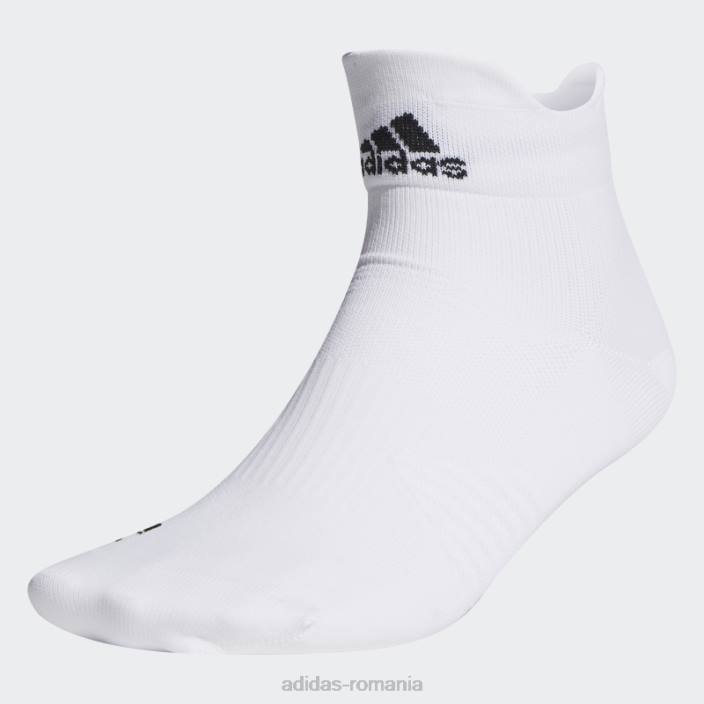 Adidas șosete albe de alergare de performanță la glezna adidas unisex alb negru 2JBN8007