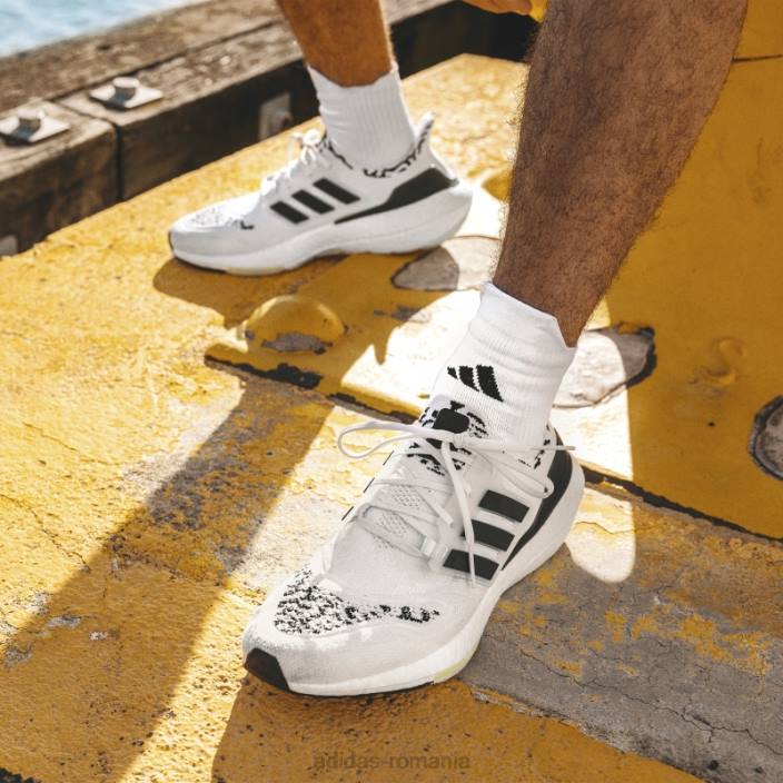 Adidas șosete albi de performanță pentru alergare x supernova quarter unisex alb negru 2JBN7411