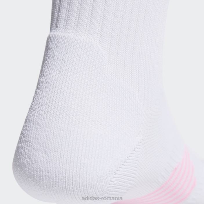 Adidas șosete running x supernova quarter performance alb unisex alb/roz fascicul 2JBN8016