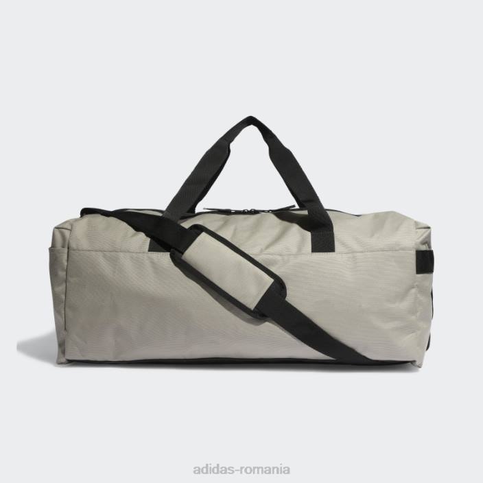 Adidas Essentials geanta sezonieră duffel pebble mediu argintiu unisex pietriș argintiu/alb/roșu 2JBN16027