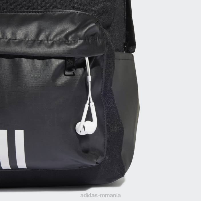Adidas insigna clasică a sportului rucsac cu 3 dungi negru adidas unisex alb negru 2JBN15738