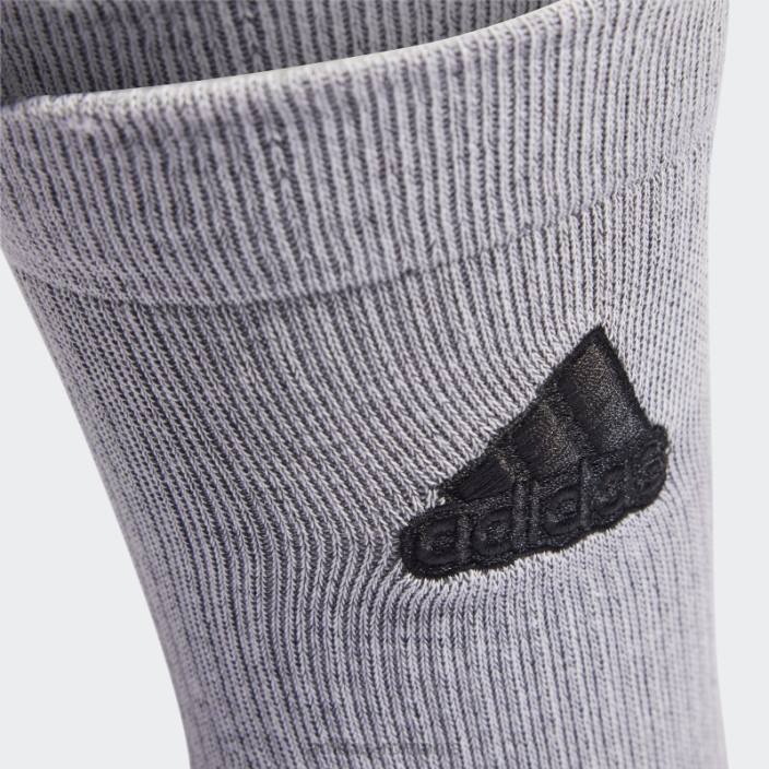 Adidas șosete de echipaj zori argintii unisex zori argintii/negru 2JBN8017