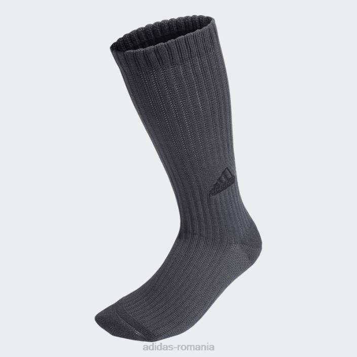 Adidas șosete slouchy fit carbon adidas unisex carbon/negru 2JBN15636
