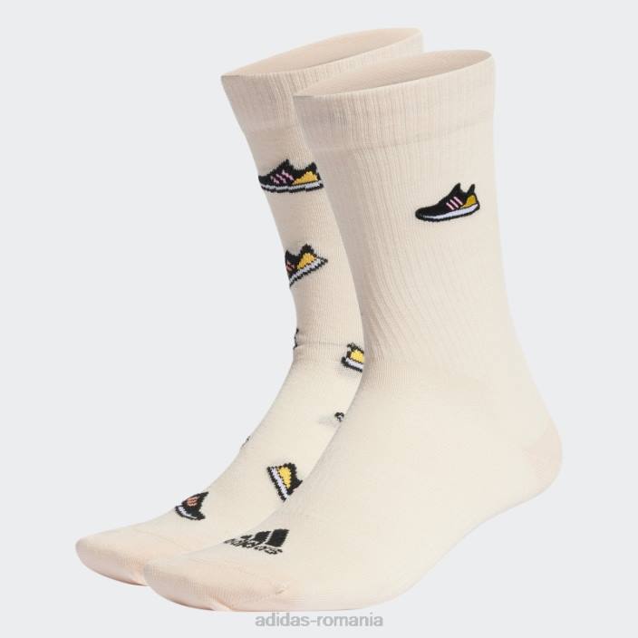 Adidas pantof orange run x ultraboost love graphic socks 2 perechi adidas unisex portocaliu/roz fascicul 2JBN15429